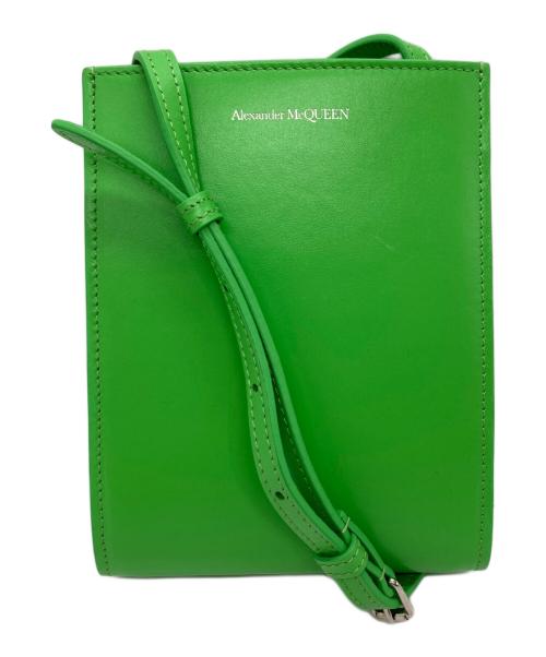 ALEXANDER McQUEEN（アレキサンダーマックイーン）ALEXANDER McQUEEN (アレキサンダーマックイーン) PHONE HOLDER 黄緑の古着・服飾アイテム