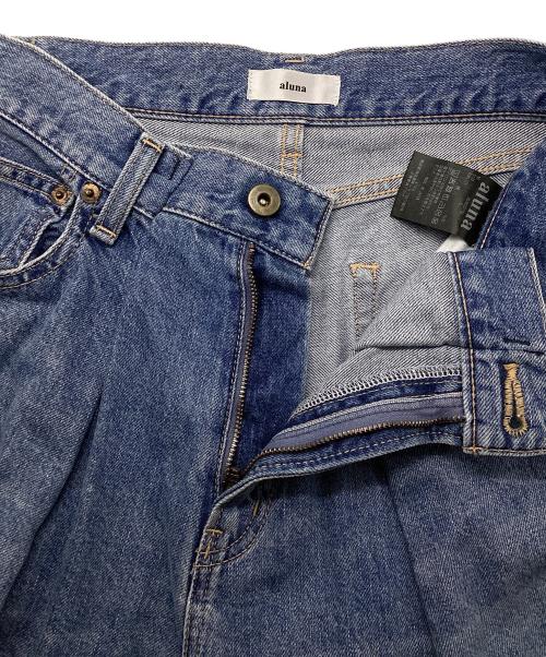 aluna（アルナ）aluna (アルナ) aluna タックデニムパンツ ブルー サイズ:Sの古着・服飾アイテム