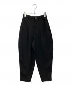 ENFOLDエンフォルド）の古着「WASHABLE CARROT PANTS」｜ブラック