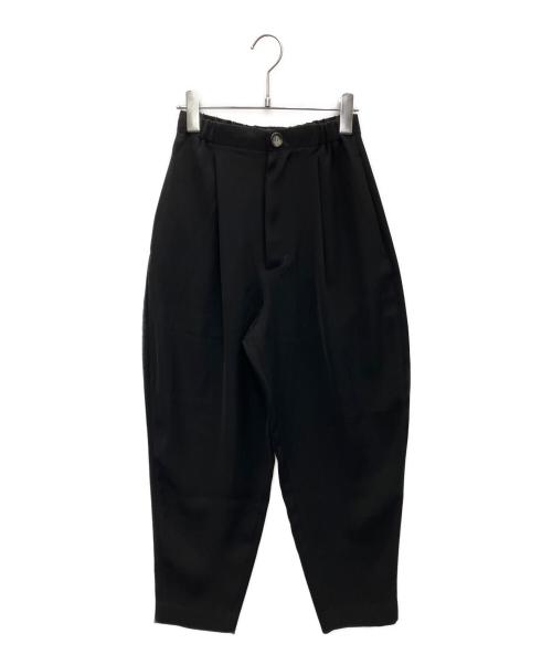 ENFOLD（エンフォルド）ENFOLD (エンフォルド) WASHABLE CARROT PANTS ブラック サイズ:SIZE 34の古着・服飾アイテム