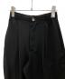 ENFOLD (エンフォルド) WASHABLE CARROT PANTS ブラック サイズ:SIZE 34：8000円