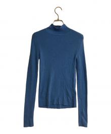 ENFOLD（エンフォルド）の古着「ハイネックプルオーバーニット」｜ライトブルー