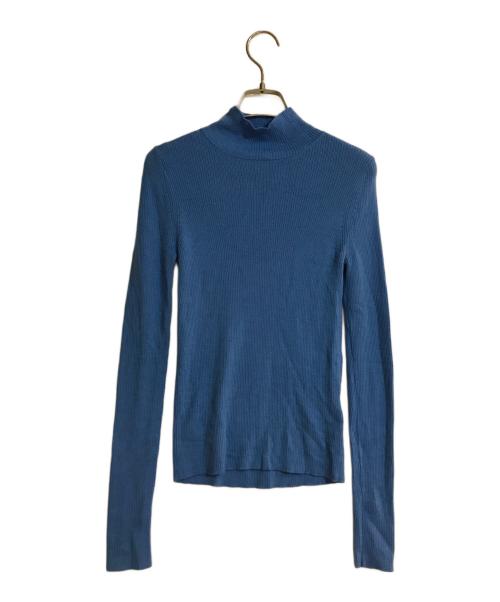 ENFOLD（エンフォルド）ENFOLD (エンフォルド) ハイネックプルオーバーニット ライトブルー サイズ:38の古着・服飾アイテム