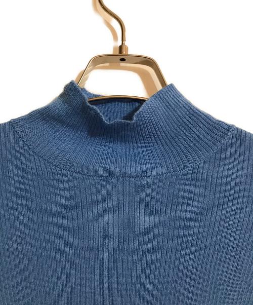 ENFOLD（エンフォルド）ENFOLD (エンフォルド) ハイネックプルオーバーニット ライトブルー サイズ:38の古着・服飾アイテム