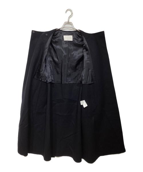 BALLSEY（ボールジィ）BALLSEY (ボールジィ) プレミアムウールリバー ノーカラーコート ネイビー サイズ:36の古着・服飾アイテム