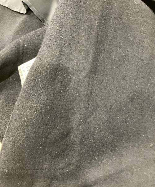 BALLSEY（ボールジィ）BALLSEY (ボールジィ) プレミアムウールリバー ノーカラーコート ネイビー サイズ:36の古着・服飾アイテム