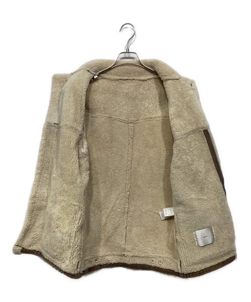 COVERT（コヴェルト）COVERT (コヴェルト) MOUTON HALF COAT GM2021-L077 ブラウン サイズ:46の古着・服飾アイテム