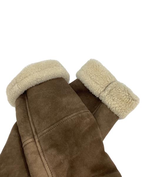 COVERT（コヴェルト）COVERT (コヴェルト) MOUTON HALF COAT GM2021-L077 ブラウン サイズ:46の古着・服飾アイテム