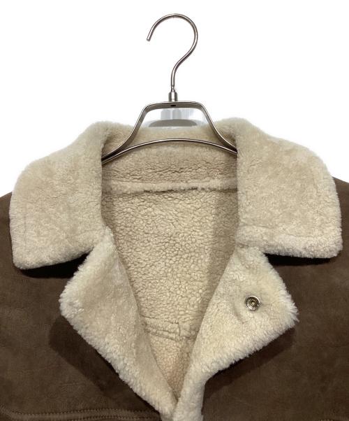 COVERT（コヴェルト）COVERT (コヴェルト) MOUTON HALF COAT GM2021-L077 ブラウン サイズ:46の古着・服飾アイテム