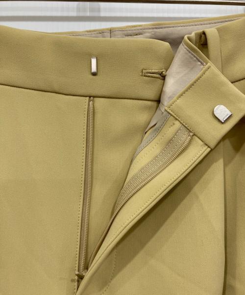 H BEAUTY&YOUTH（エイチ ビューティー&ユース）H BEAUTY&YOUTH (エイチ ビューティー&ユース) ダブルクロスワイドパンツ イエロー サイズ:Sの古着・服飾アイテム