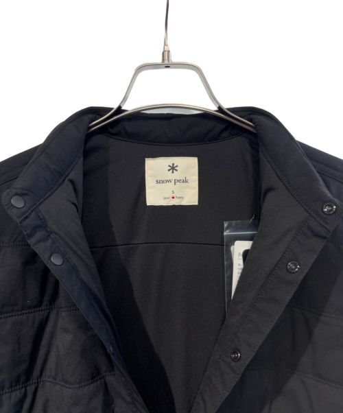 Snow peak（スノーピーク）Snow peak (スノーピーク) Flexible Insulated Shirt ブラック サイズ:S 未使用品の古着・服飾アイテム