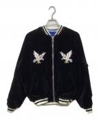 ALPHAアルファ）の古着「リバーシブルスーベニアジャケット　TA0717-042」｜ブルー×ブラック