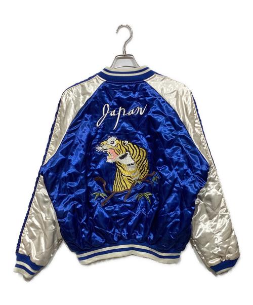 ALPHA（アルファ）ALPHA (アルファ) リバーシブルスーベニアジャケット　TA0717-042 ブルー×ブラック サイズ:Lの古着・服飾アイテム