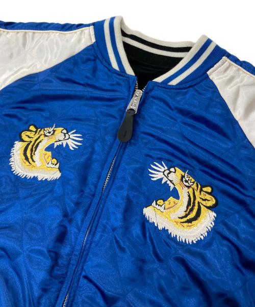 ALPHA（アルファ）ALPHA (アルファ) リバーシブルスーベニアジャケット　TA0717-042 ブルー×ブラック サイズ:Lの古着・服飾アイテム