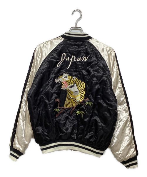 ALPHA（アルファ）ALPHA (アルファ) リバーシブルスーベニアジャケット　TA0717-001 ブラック×ホワイト サイズ:Mの古着・服飾アイテム