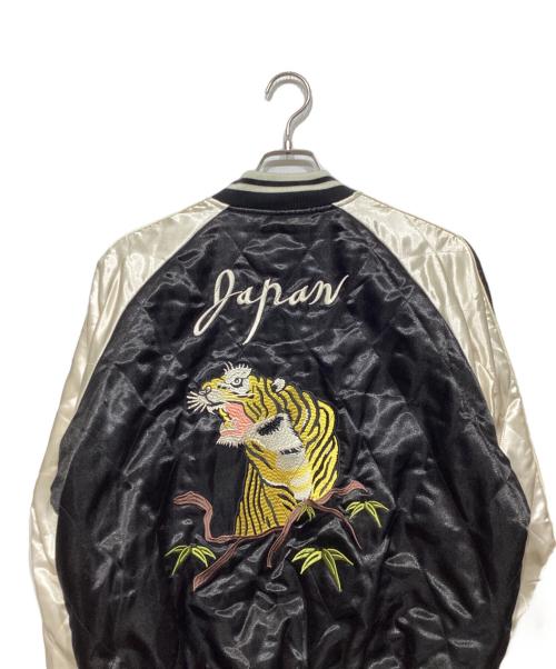 ALPHA（アルファ）ALPHA (アルファ) リバーシブルスーベニアジャケット　TA0717-001 ブラック×ホワイト サイズ:Mの古着・服飾アイテム