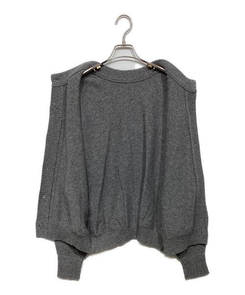 FRAMeWORK（フレームワーク）FRAMeWORK (フレームワーク) メタルボタン2WAYカーディガン 23080220605240 グレー サイズ:-の古着・服飾アイテム