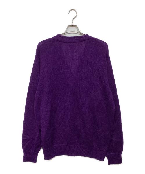 Yonetomi（ヨネトミ）Yonetomi (ヨネトミ) SHAGGY MOHAIR C/D パープル サイズ:4の古着・服飾アイテム