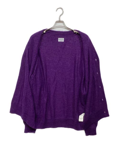 Yonetomi（ヨネトミ）Yonetomi (ヨネトミ) SHAGGY MOHAIR C/D パープル サイズ:4の古着・服飾アイテム