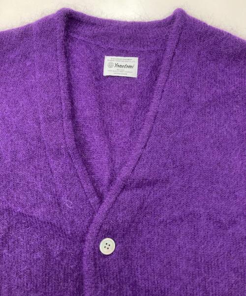 Yonetomi（ヨネトミ）Yonetomi (ヨネトミ) SHAGGY MOHAIR C/D パープル サイズ:4の古着・服飾アイテム