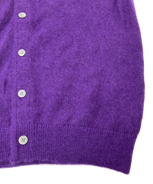 Yonetomi（ヨネトミ）Yonetomi (ヨネトミ) SHAGGY MOHAIR C/D パープル サイズ:4の古着・服飾アイテム