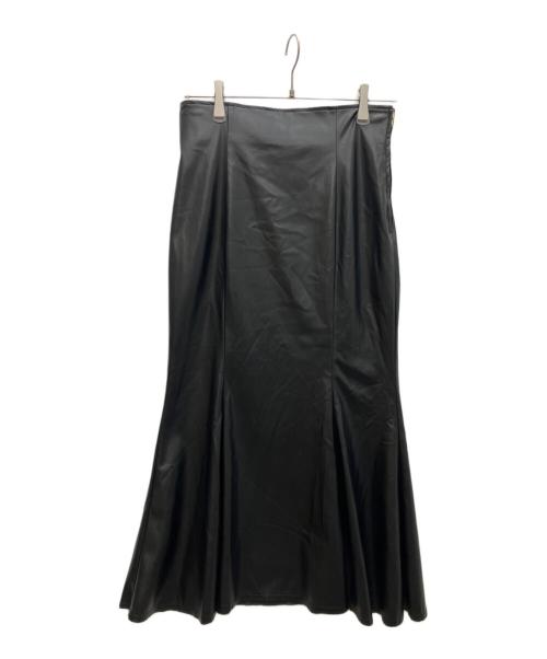 Noble（ノーブル）Noble (ノーブル) フェイクレザーマーメイドスカート ブラック サイズ:SIZE38の古着・服飾アイテム