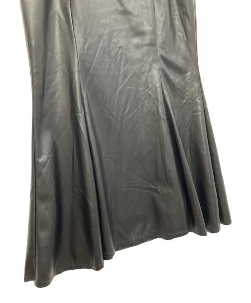 Noble（ノーブル）Noble (ノーブル) フェイクレザーマーメイドスカート ブラック サイズ:SIZE38の古着・服飾アイテム