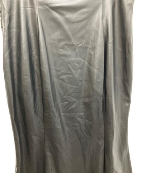 Noble（ノーブル）Noble (ノーブル) フェイクレザーマーメイドスカート ブラック サイズ:SIZE38の古着・服飾アイテム