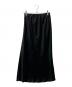 中古・古着 Noble (ノーブル) ナローAラインサテンスカート ブラック サイズ:SIZEFREE：5000円