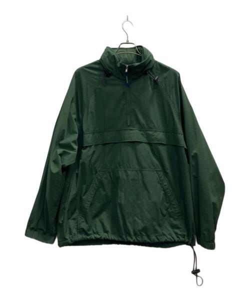 Eddie Bauer（エディーバウアー）Eddie Bauer (エディーバウアー) アノラックパーカー オリーブ サイズ:Мの古着・服飾アイテム