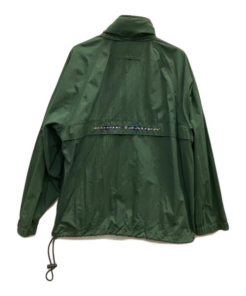 Eddie Bauer（エディーバウアー）Eddie Bauer (エディーバウアー) アノラックパーカー オリーブ サイズ:Мの古着・服飾アイテム