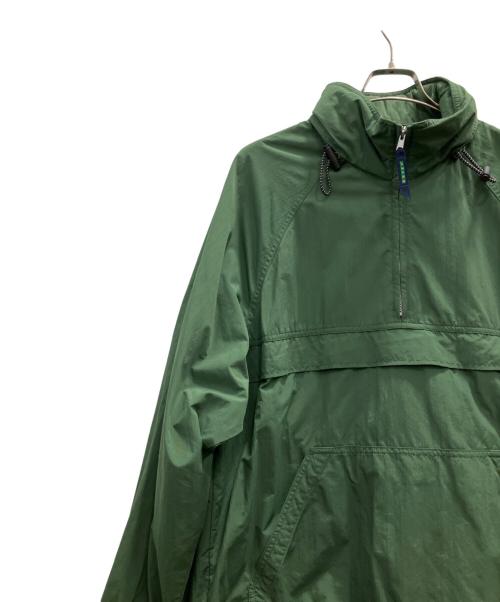 Eddie Bauer（エディーバウアー）Eddie Bauer (エディーバウアー) アノラックパーカー オリーブ サイズ:Мの古着・服飾アイテム