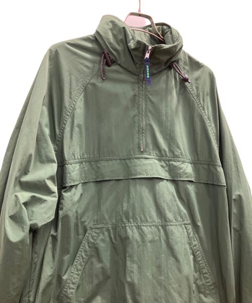 Eddie Bauer（エディーバウアー）Eddie Bauer (エディーバウアー) アノラックパーカー オリーブ サイズ:Мの古着・服飾アイテム
