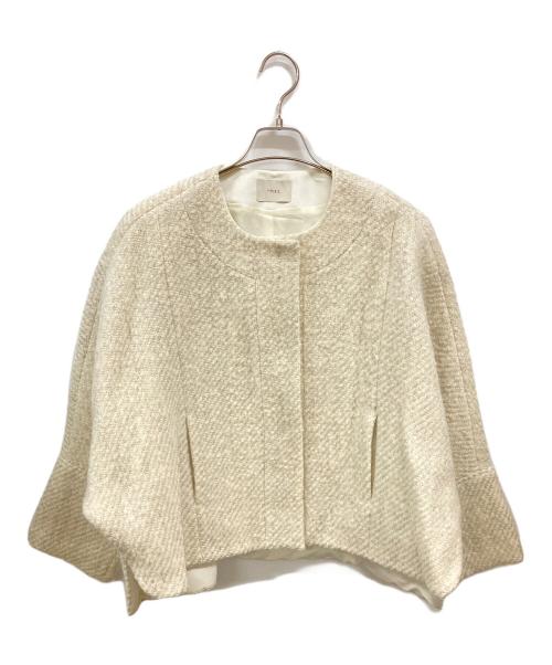 LE PHIL（ル フィル）LE PHIL (ル フィル) ノットツイードジャケット ホワイト サイズ:Freeの古着・服飾アイテム