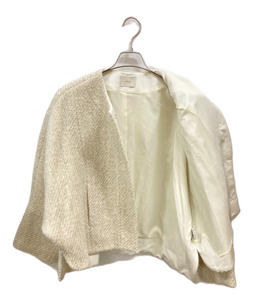 LE PHIL（ル フィル）LE PHIL (ル フィル) ノットツイードジャケット ホワイト サイズ:Freeの古着・服飾アイテム