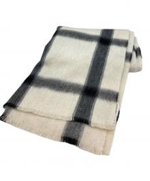 ASAUCE MELER×CHAOS（アソースメレ×カオス）の古着「ヤク×アルパカシャンブレーストール」｜ホワイト