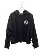 Acne studiosアクネ ストゥディオス）の古着「ロゴプリントパーカー」｜ブラック