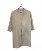 UNITED ARROWSユナイテッドアローズ）の古着「ダブルフェイスベルテッドコート」｜ベージュ