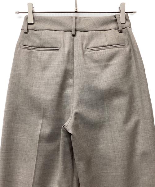 BETOUPE（ベトゥープ）BETOUPE (ベトゥープ) ウールサキソニータックパンツ ベージュ サイズ:-の古着・服飾アイテム