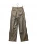 BETOUPE (ベトゥープ) ウールサキソニータックパンツ ベージュ サイズ:-：8000円