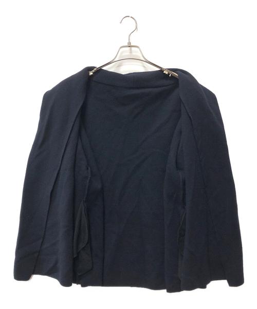 MUSE de Deuxieme Classe（ミューズ ドゥーズィエム クラス）MUSE de Deuxieme Classe (ミューズ ドゥーズィエム クラス) スムース ニットガウン ショートコート ネイビー サイズ:下記参照の古着・服飾アイテム