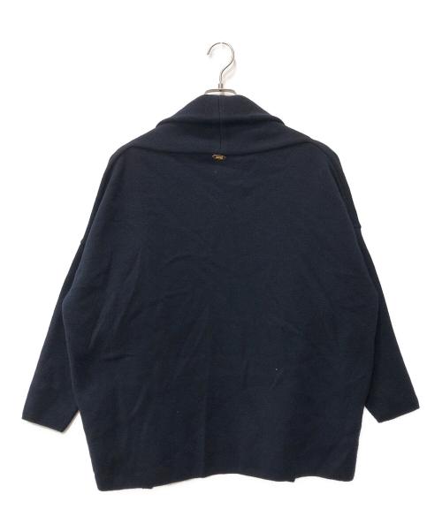 MUSE de Deuxieme Classe（ミューズ ドゥーズィエム クラス）MUSE de Deuxieme Classe (ミューズ ドゥーズィエム クラス) スムース ニットガウン ショートコート ネイビー サイズ:下記参照の古着・服飾アイテム