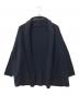 MUSE de Deuxieme Classe（ミューズ ドゥーズィエム クラス）の古着「スムース ニットガウン ショートコート」｜ネイビー