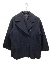 MUSE de Deuxieme Classe（ミューズ ドゥーズィエム クラス）の古着「Viclor ハーフコート」｜ブラック