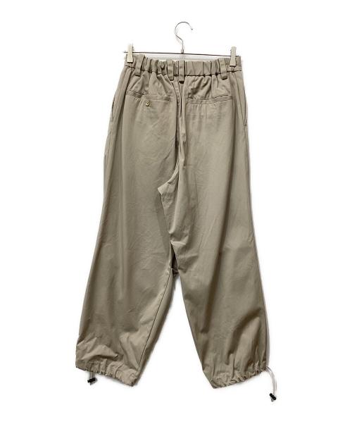 RYO TAKASHIMA（リョウタカシマ）RYO TAKASHIMA (リョウタカシマ) VENTILE COTTON DRAWSTRING PANTS ベージュ サイズ:FREEの古着・服飾アイテム