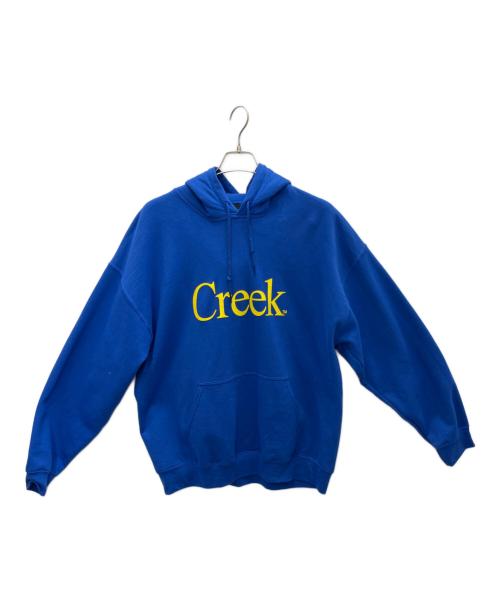 Creek Angler's Device（クリークアングラーズデヴァイス）Creek Angler's Device (クリークアングラーズデヴァイス) プルオーバーパーカー ブルー サイズ:XLの古着・服飾アイテム