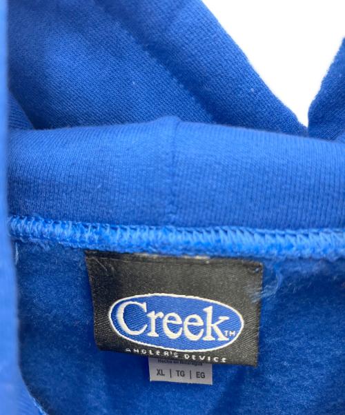 Creek Angler's Device（クリークアングラーズデヴァイス）Creek Angler's Device (クリークアングラーズデヴァイス) プルオーバーパーカー ブルー サイズ:XLの古着・服飾アイテム