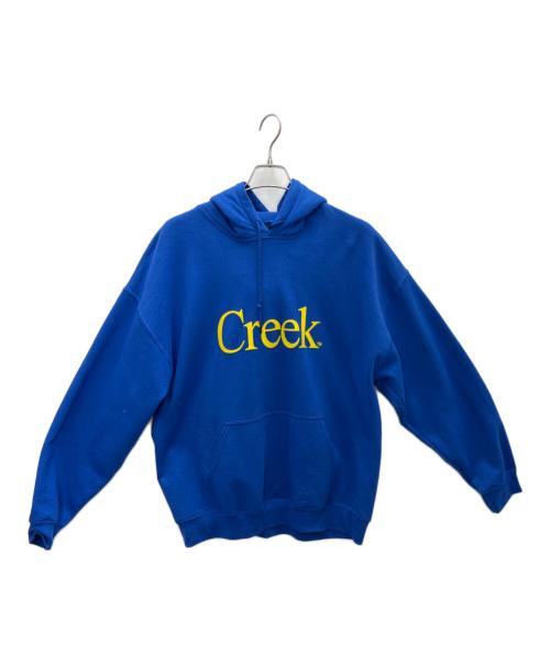 Creek Angler's Device（クリークアングラーズデヴァイス）Creek Angler's Device (クリークアングラーズデヴァイス) プルオーバーパーカー ブルー サイズ:XLの古着・服飾アイテム