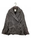 ）の古着「MIX COLOR OVER COAT」｜ブラック