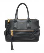 MARC JACOBSマークジェイコブズ）の古着「レザーバッグ」｜ブラック